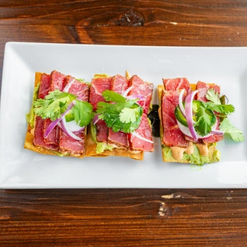 Tuna Tostadas.