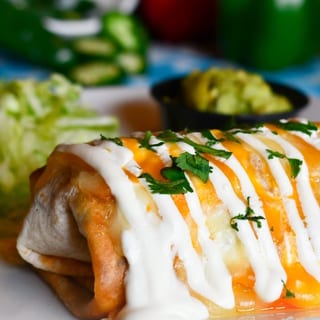 Grilled Chicken Chimichanga