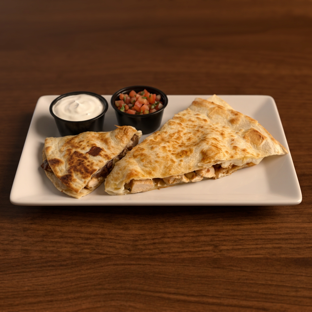 Chicken Quesadillas.