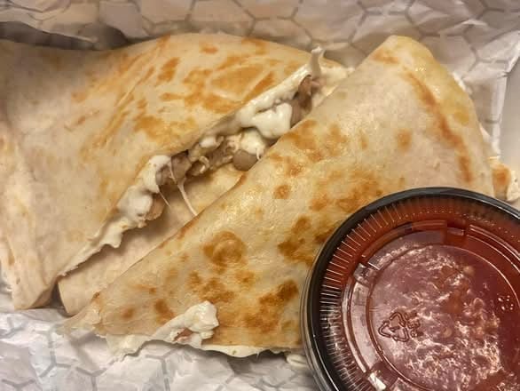 Chicken Quesadillas.